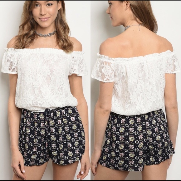 ISABELLA PRINTED ROMPER - Picture 1 of 2